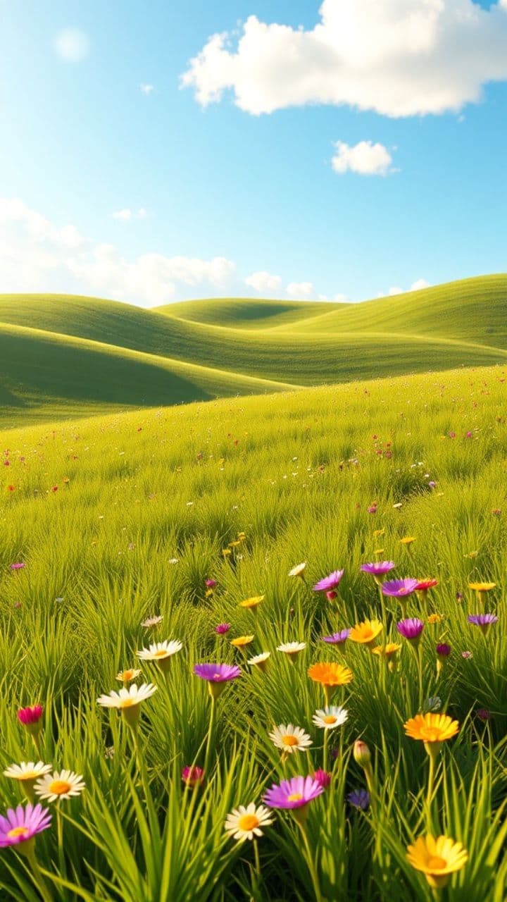 Animal Parade in the Meadow