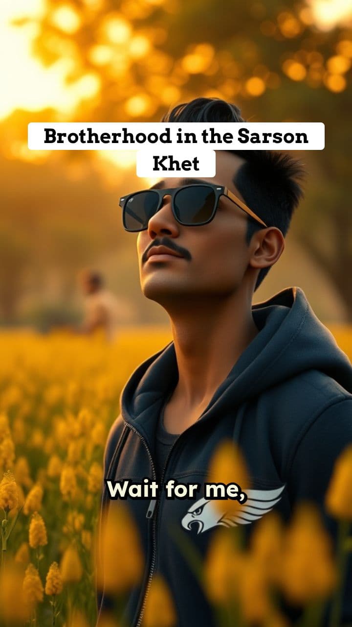 Sunset in the Mustard Fields