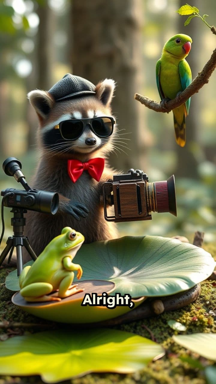 Epic Raccoon Music Video Bloopers