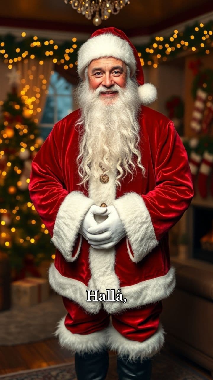 Jultomtens budskap till Sasha