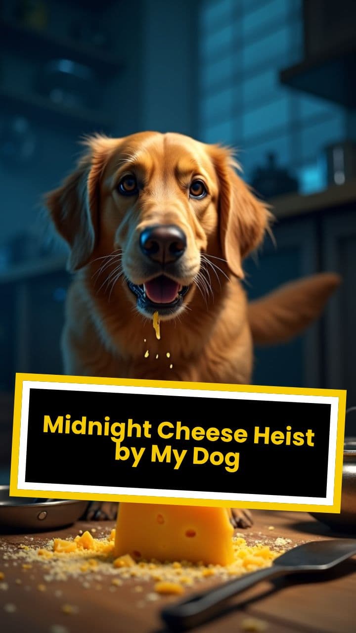Midnight Cheese Heist by My Dog
