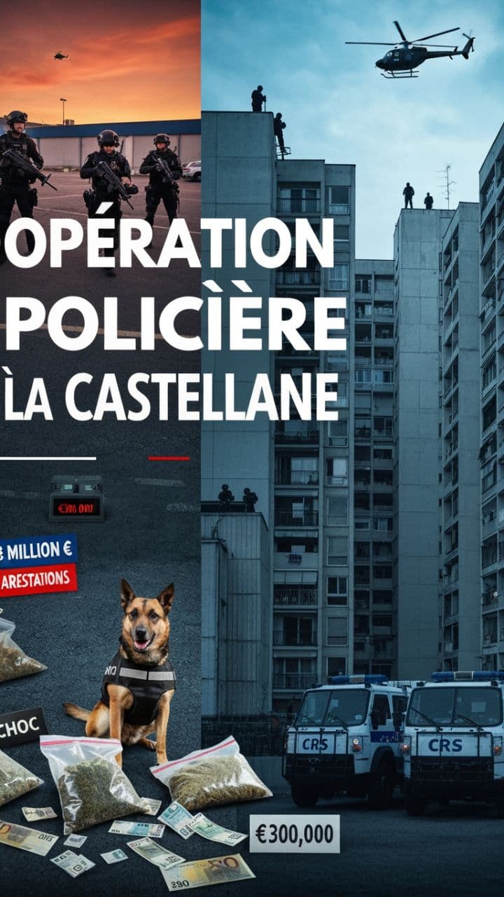 Opération policière à la Castellane