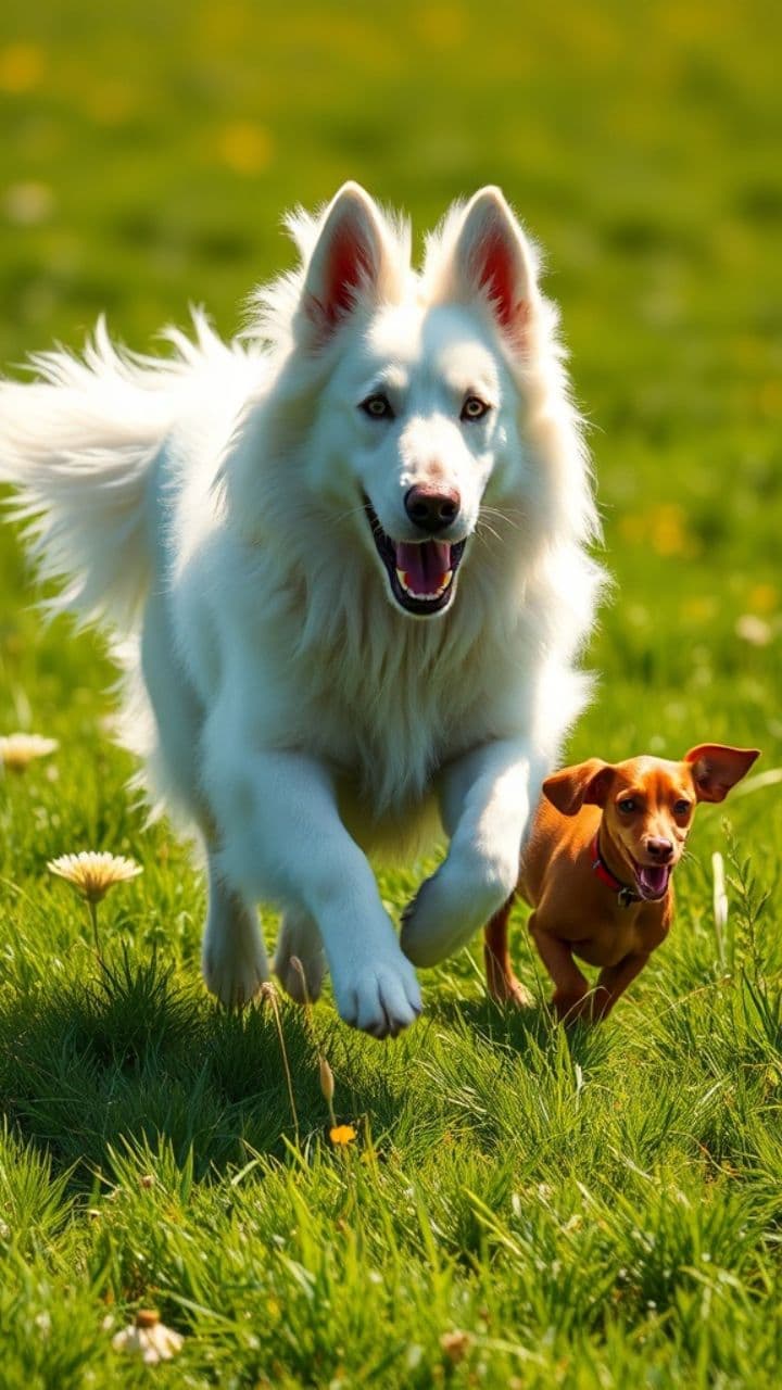 Doggy Duo Meadow Run