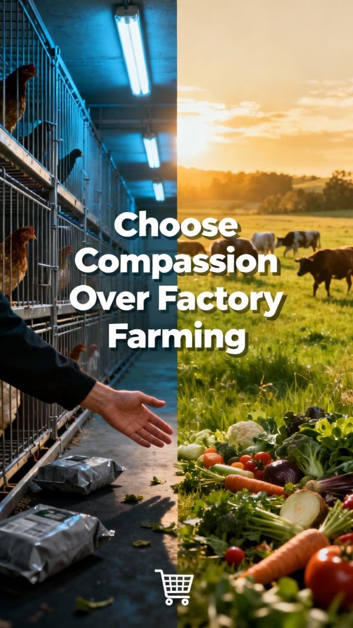 Choose Compassion Over Factory Farming
