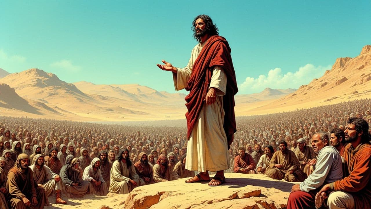Jesus and the Turning Pharisees