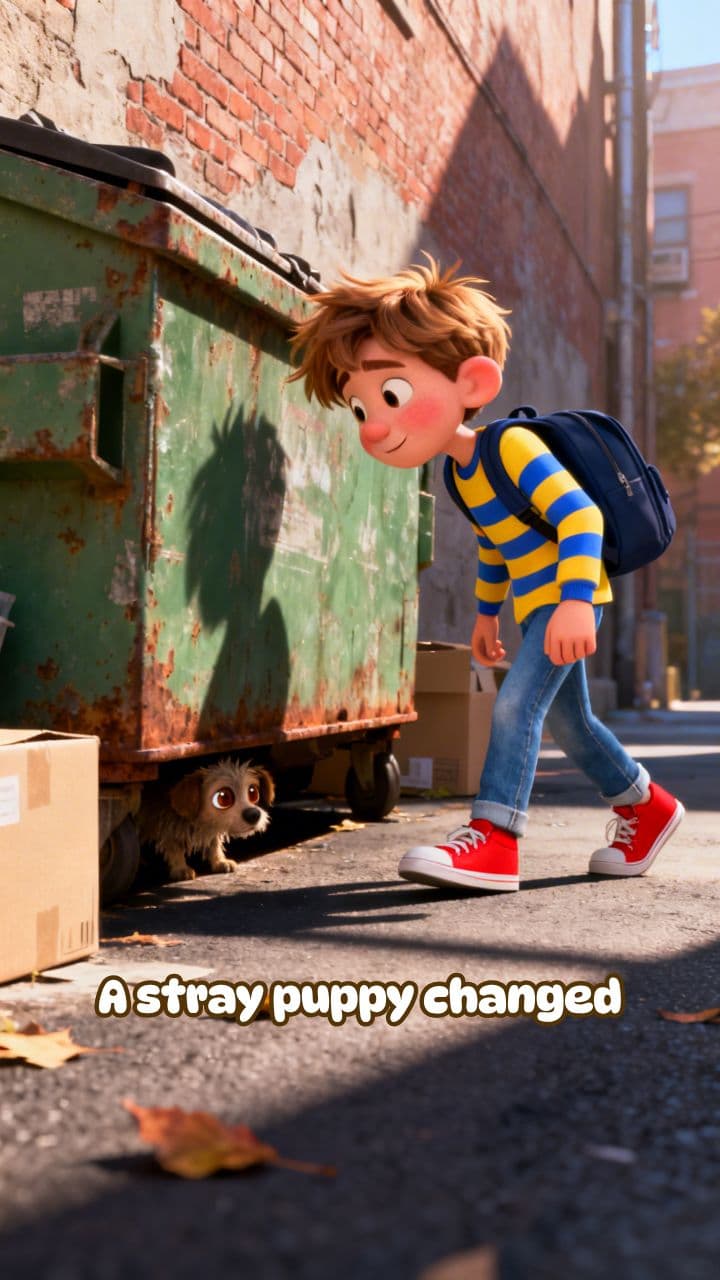 A Kid’s Kindness Saves a Puppy