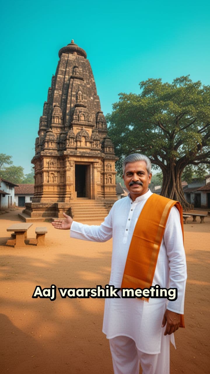 Annual Meeting Announcement at Temple