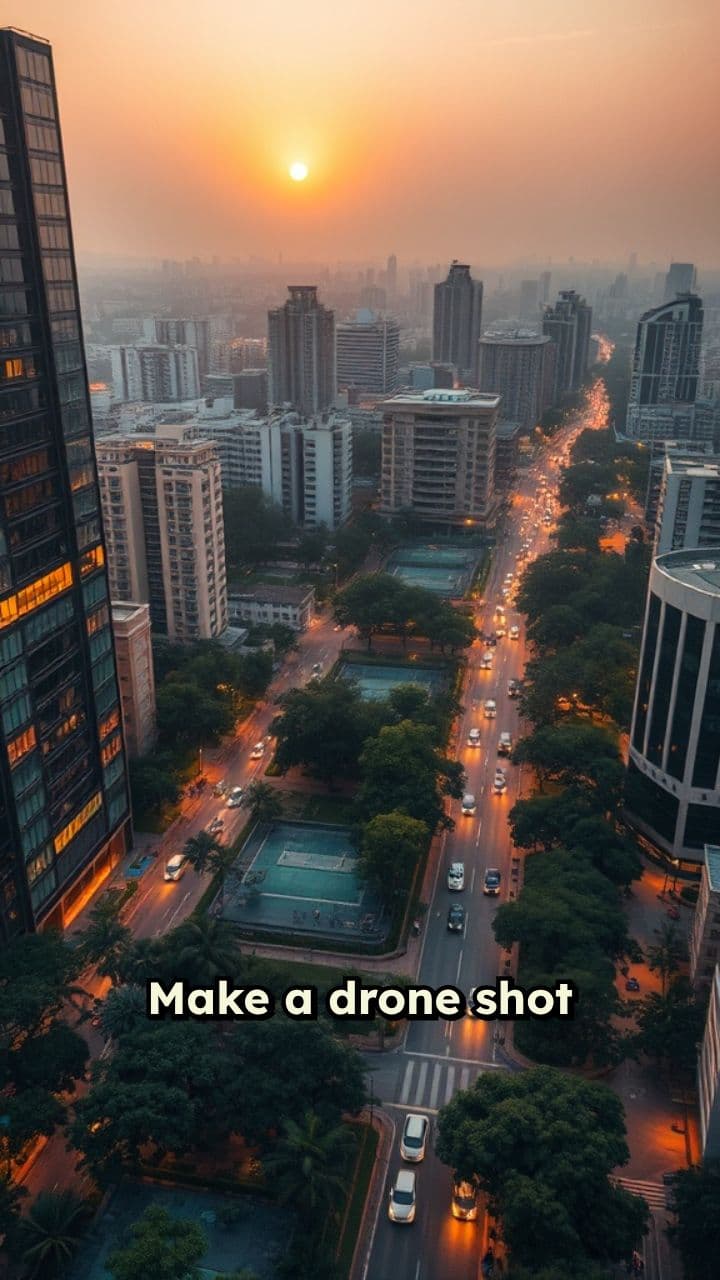 Drone View of Bangalore