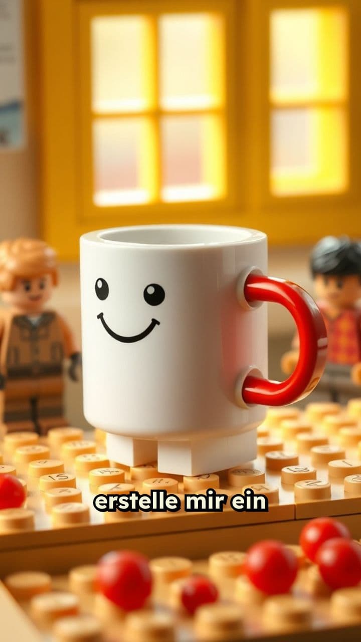 Die tomatensüchtige Tasse auf Mission