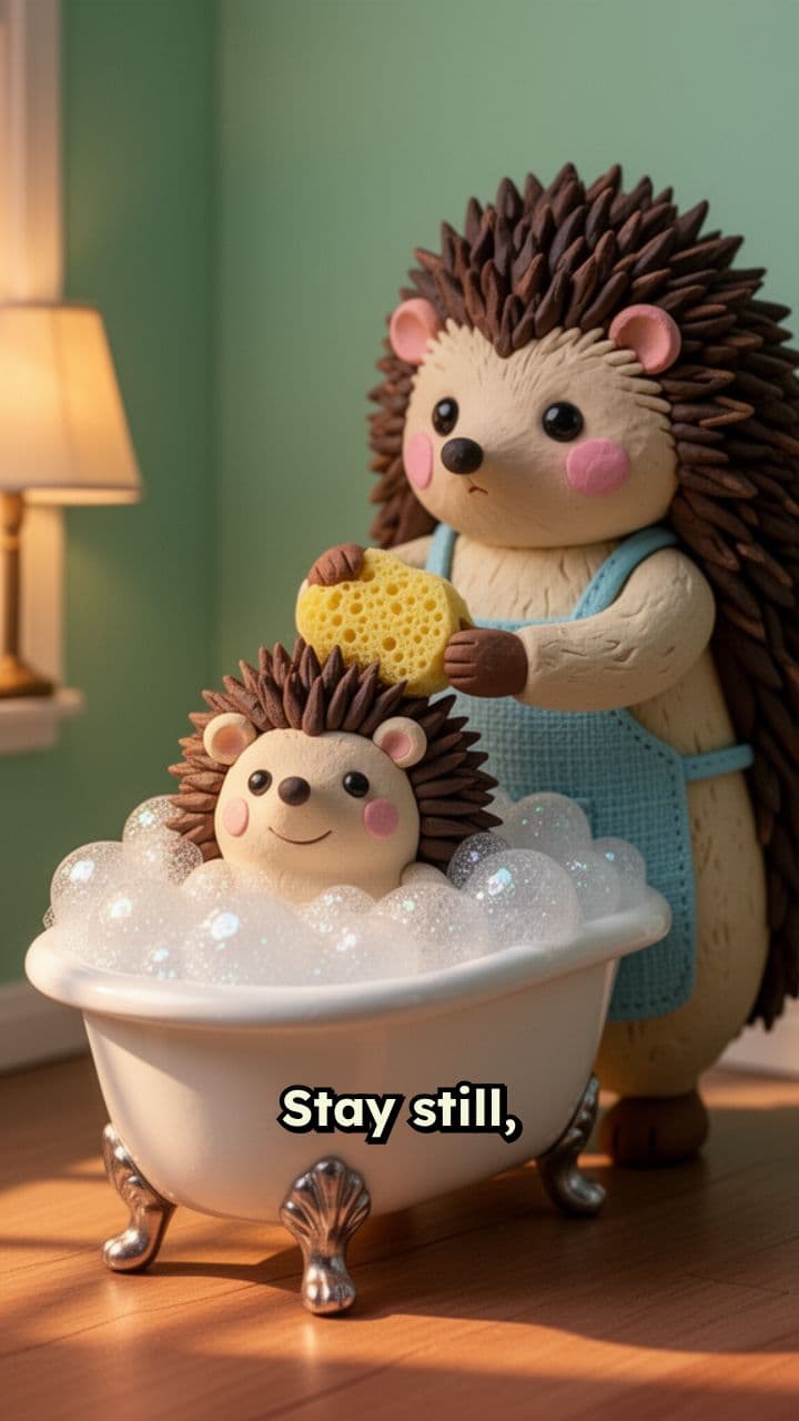 Sparki's Cozy Bedtime Routine