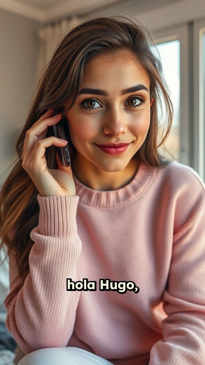 Declaración de amor de Paula a Hugo