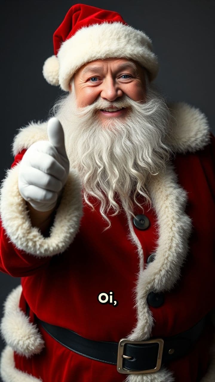 Mensagem do Papai Noel para Ana Alice