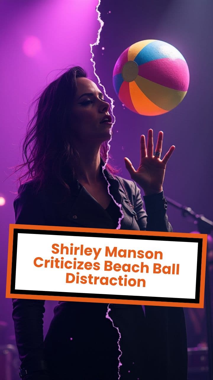 Shirley Manson Slams Fans for Tossing Beach Balls and Stands Firm with No Apology