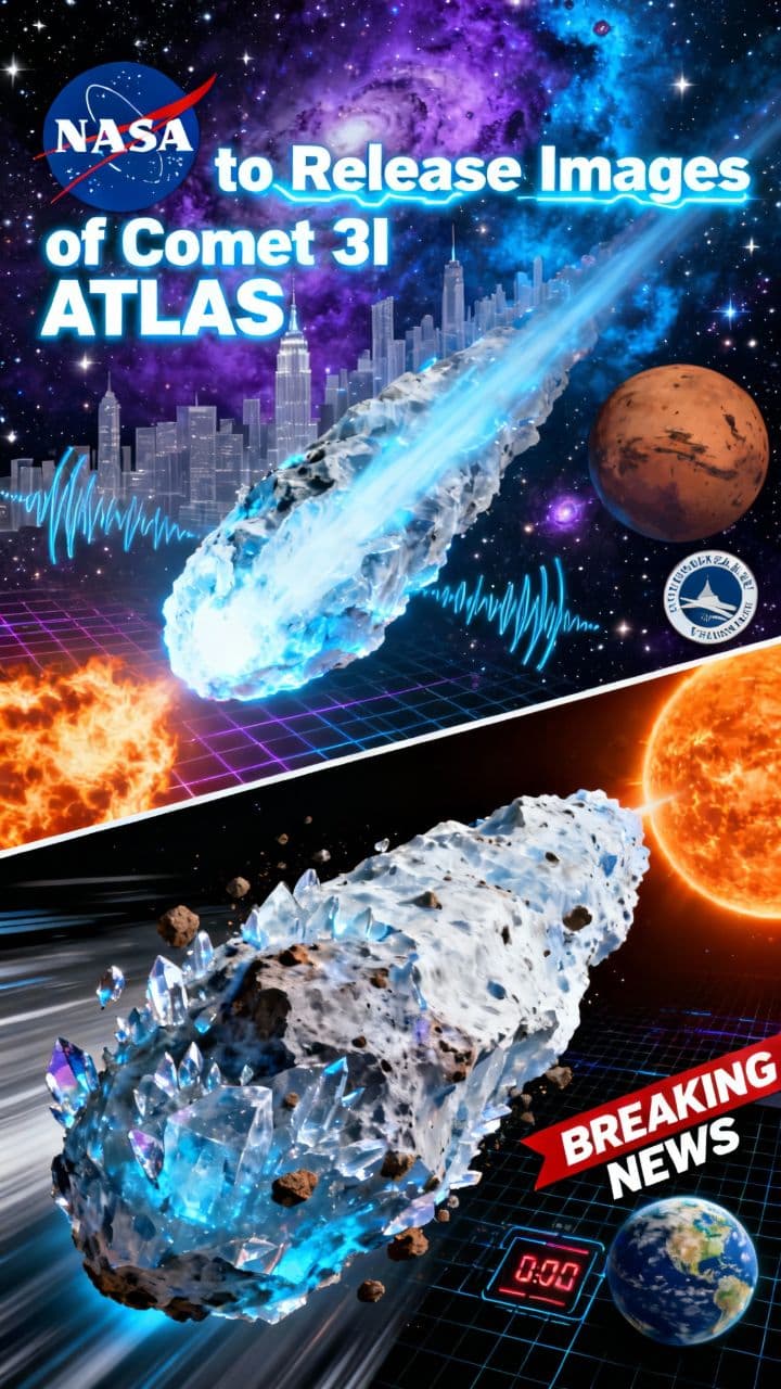 NASA to Release Images of Comet 3I ATLAS