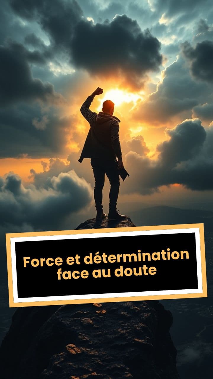 Force et détermination face au doute