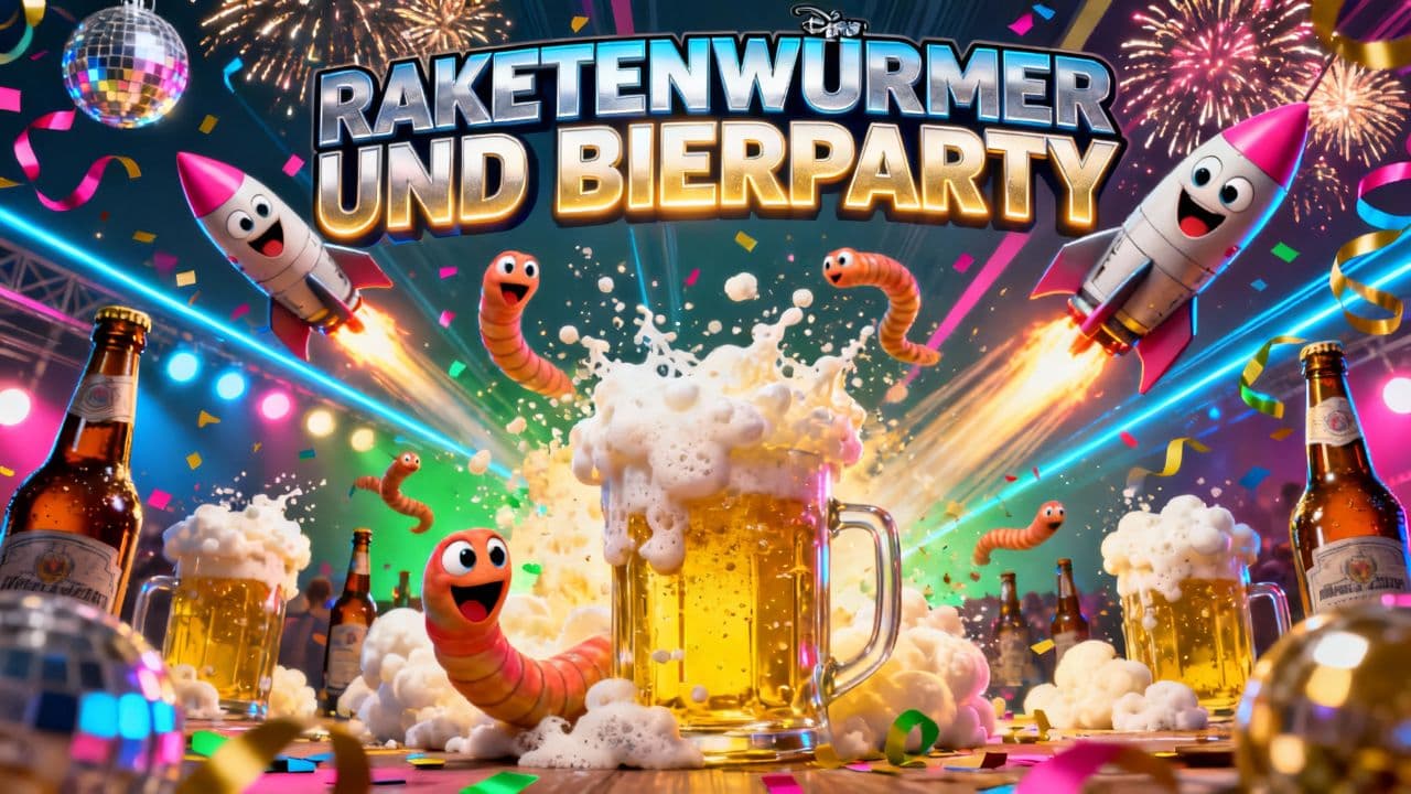 Raketenwürmer und Bierparty
