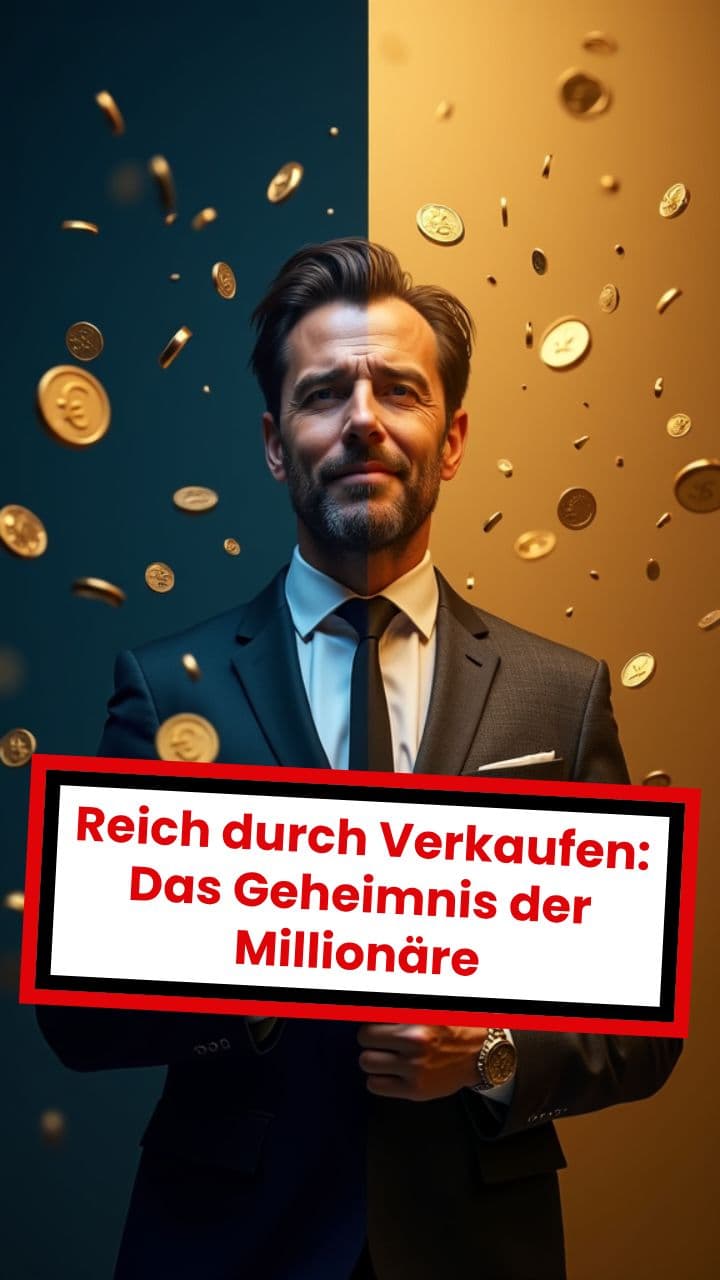 Reich durch Verkaufen: Das Geheimnis der Millionäre