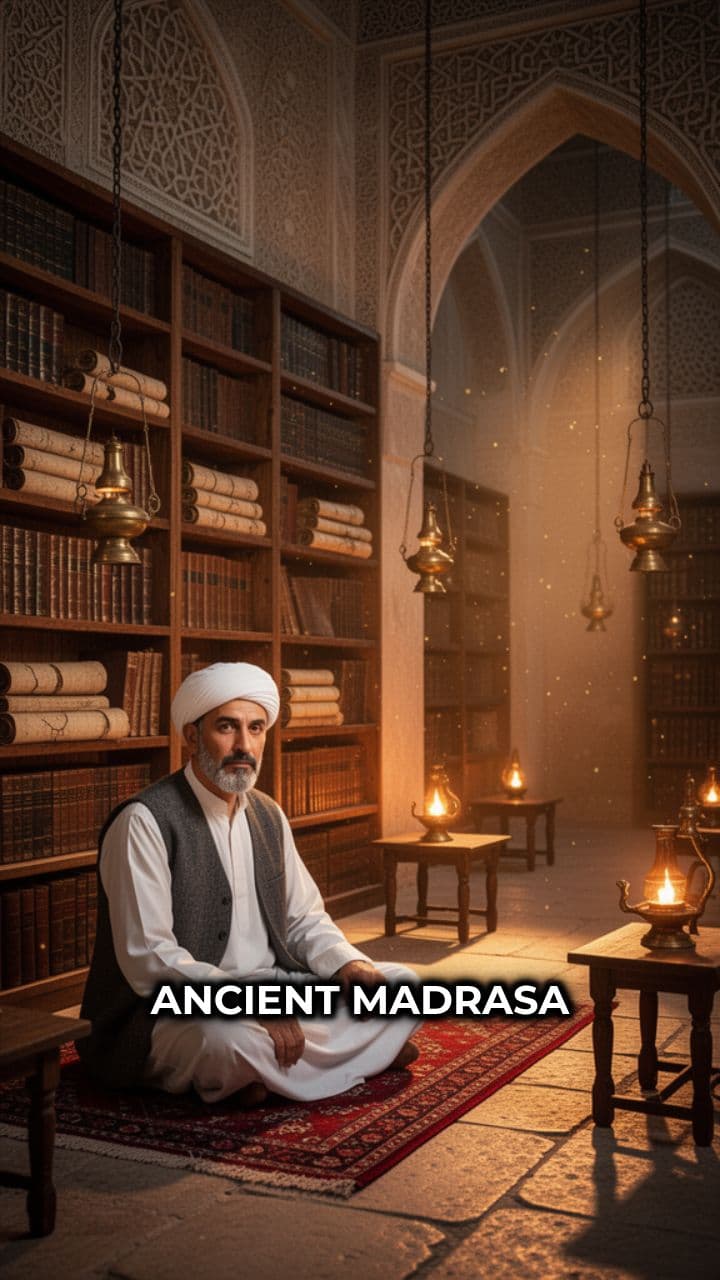 Scholars in an Ancient Madrasa