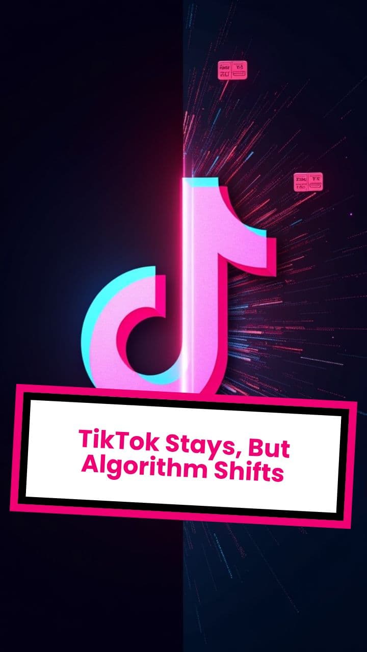 TikTok Stays, But Algorithm Shifts