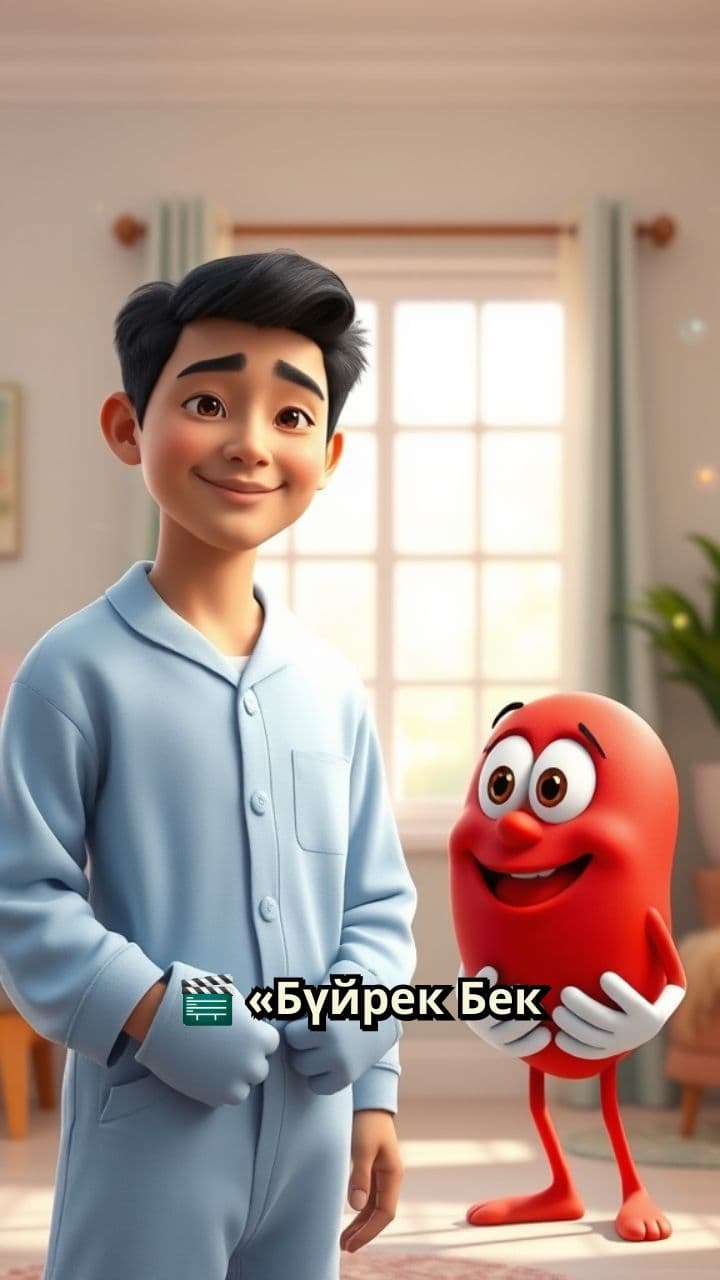 Бүйрек трансплантациясы туралы мультфильм