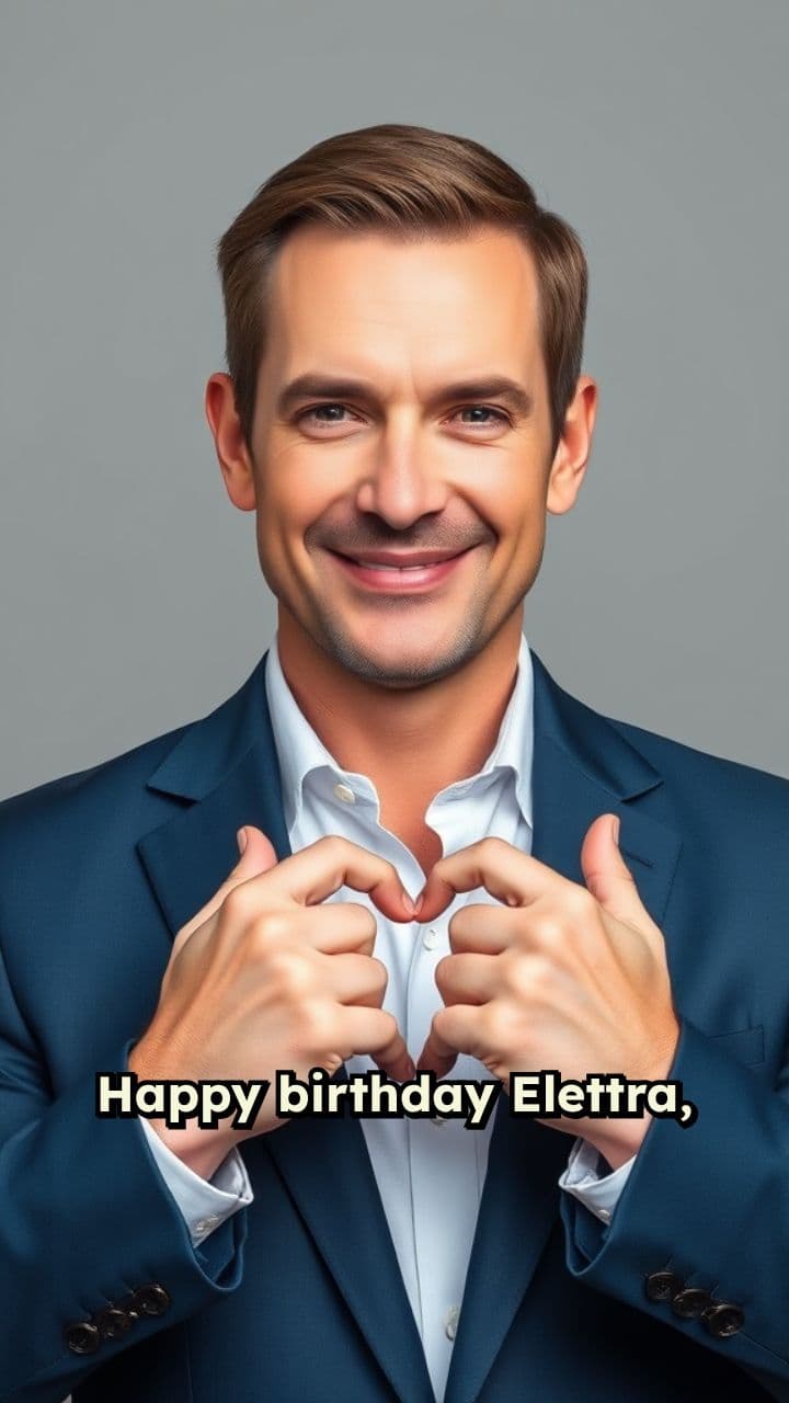 Birthday Message to Elettra