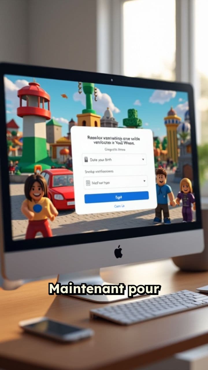 Vérification d'âge sur Roblox