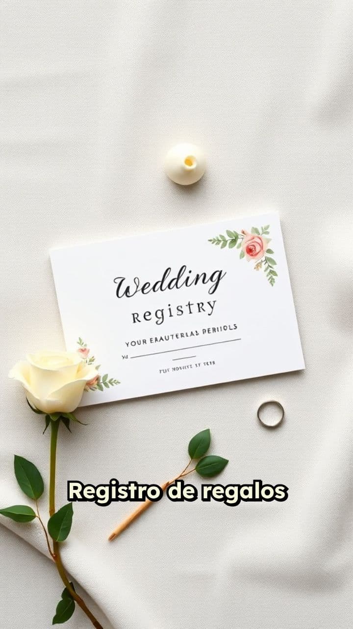 Registro de Regalos y Confirmación de Asistencia