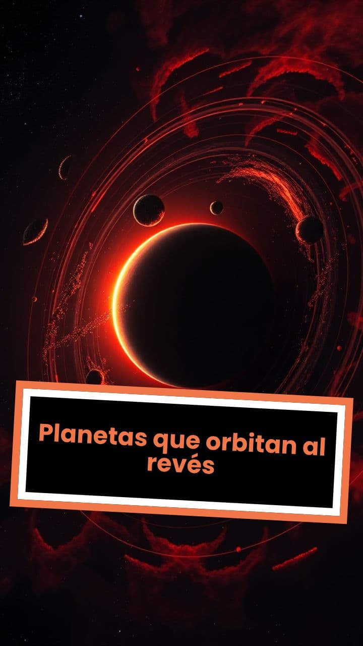 Planetas que orbitan al revés