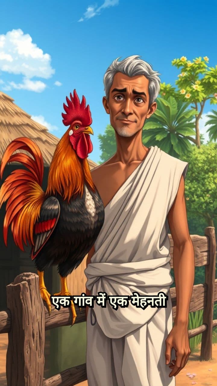 A Farmer and His Wise Rooster