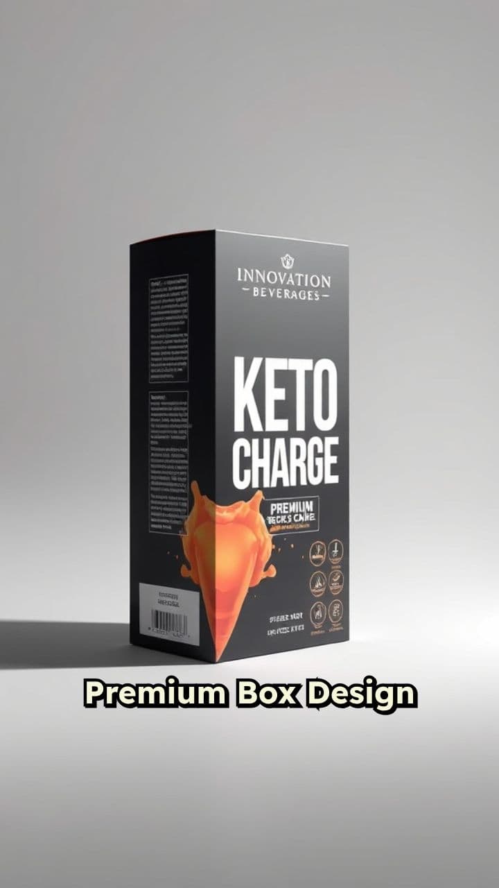 Premium Box Design for Keto Charge