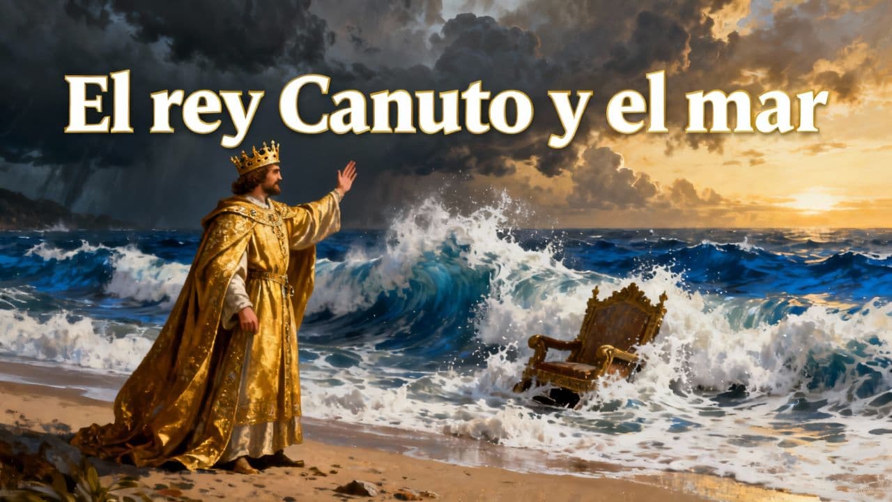 El rey Canuto y el mar