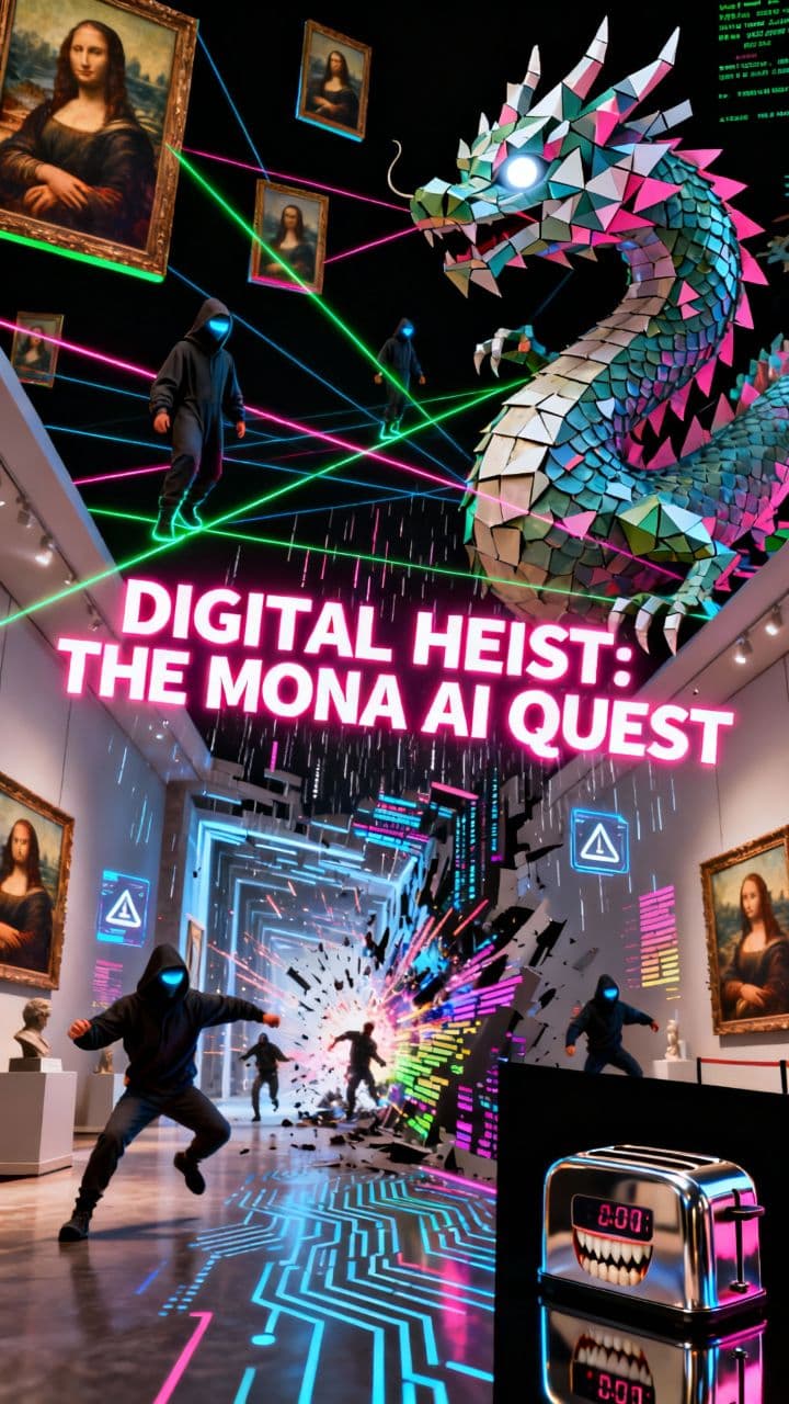 Digital Heist: The Mona AI Quest