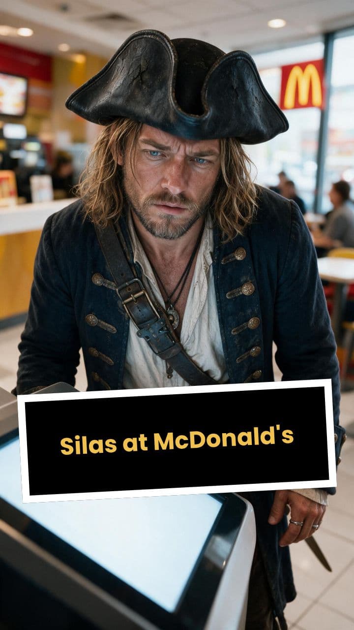 Silas at McDonald's