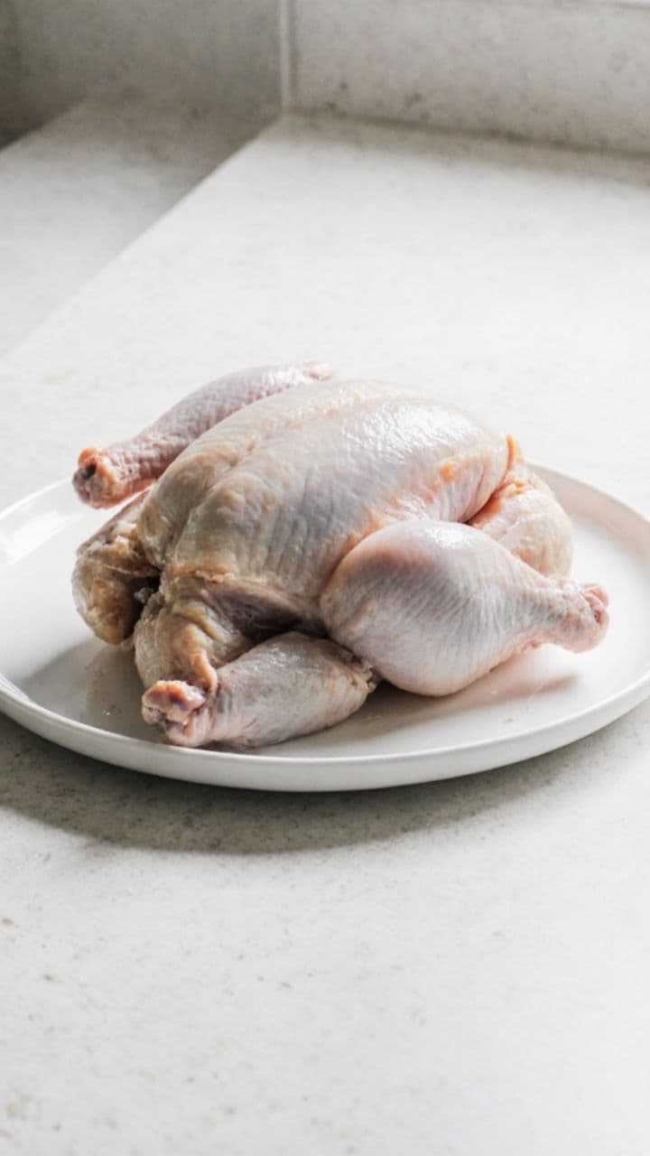 Flaming Roast Chicken