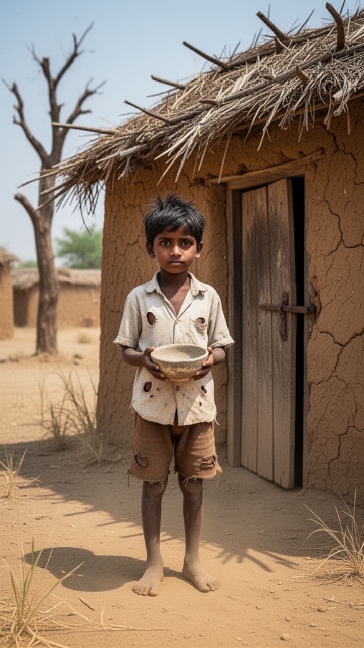 गरीबी तेरी किस्मत है