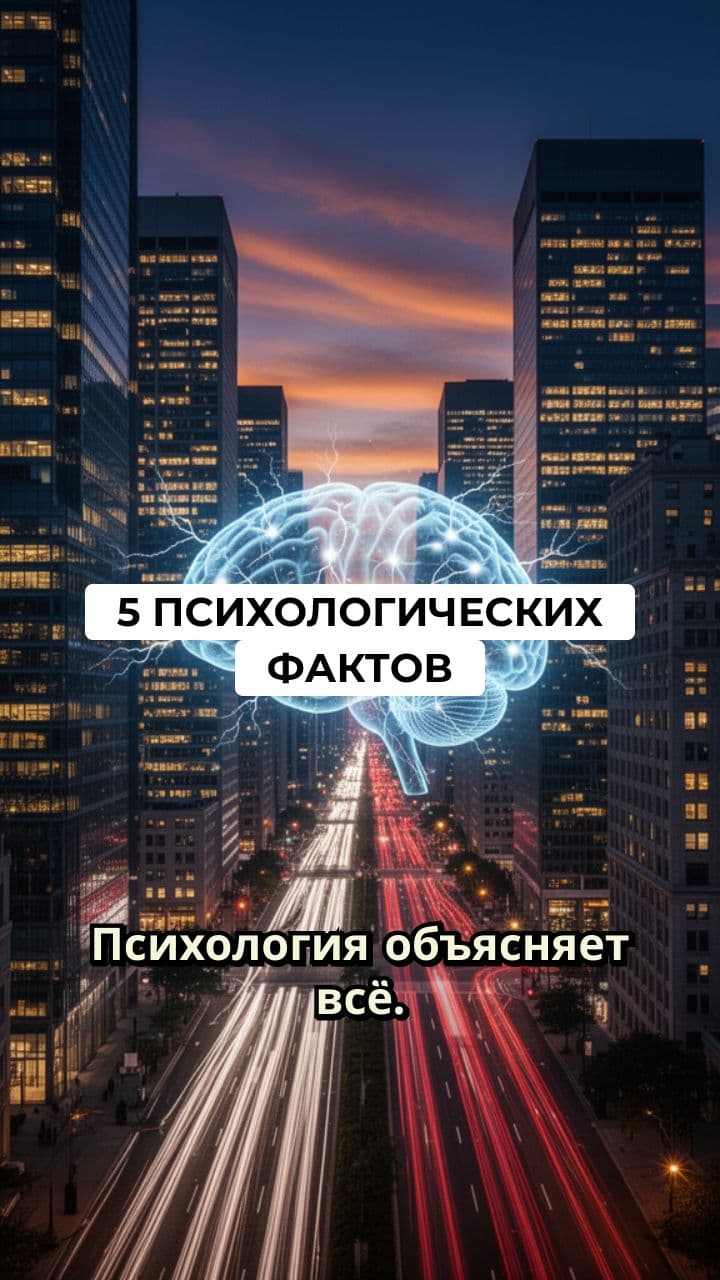 5 психологических фактов о поведении