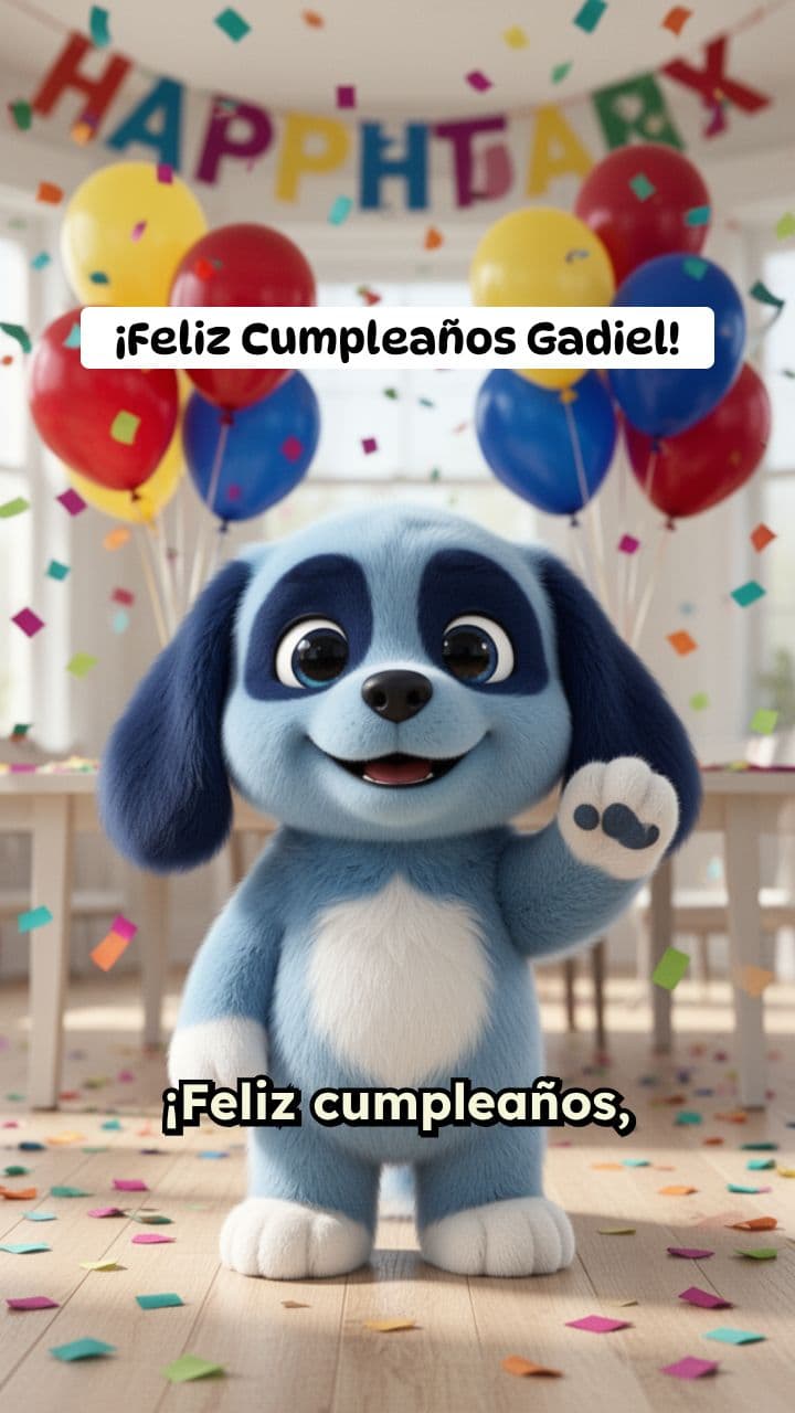 Cumpleaños de Gadiel con Bluey