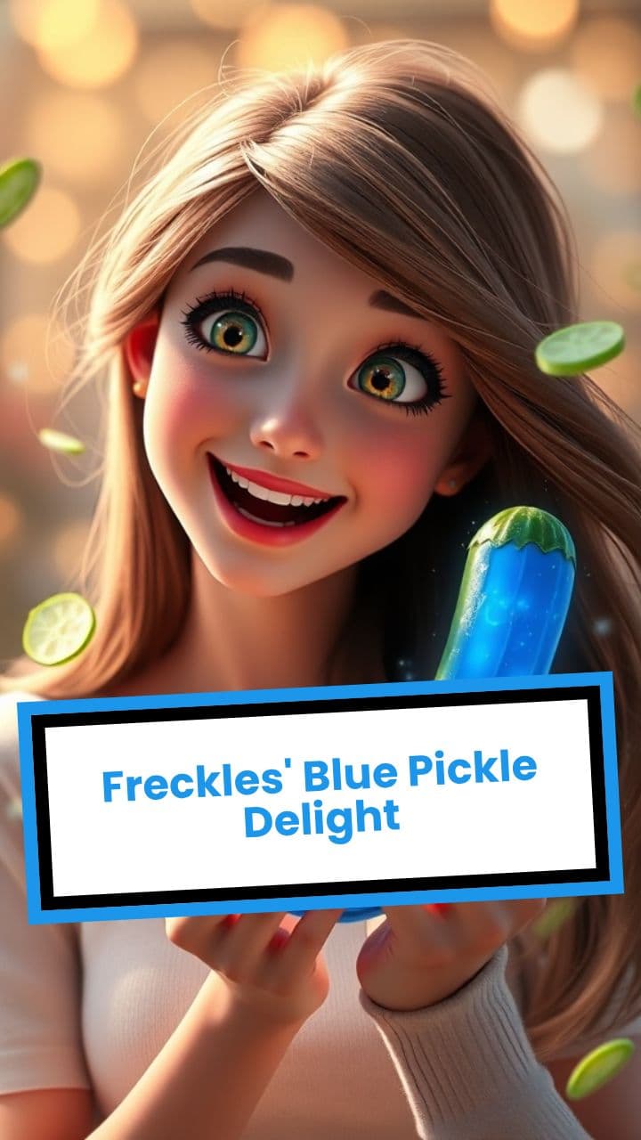 Freckles' Blue Pickle Delight