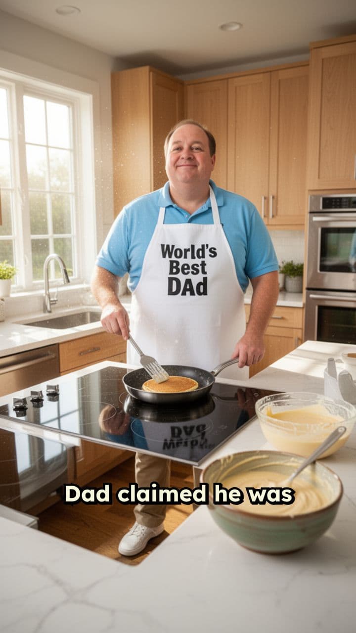 Pancake Disaster in the Kitchen