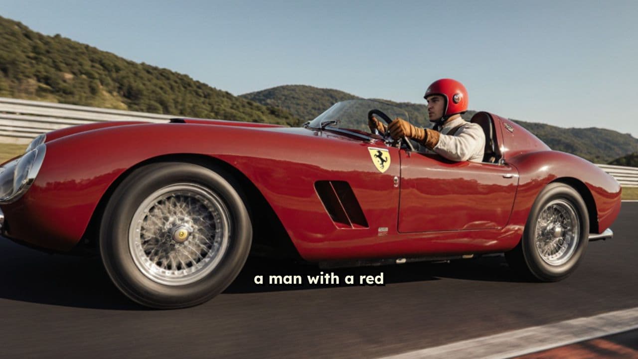 Speeding in Style: 1950s Ferrari Adventure