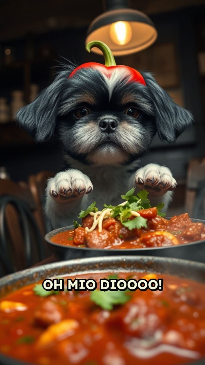 Chili Chaos with Shih-Tzu Peperone