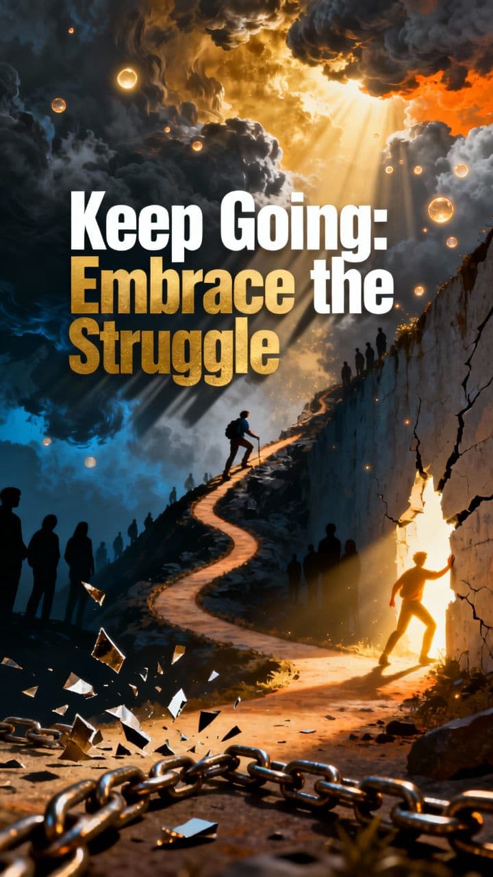Keep Going: Embrace the Struggle