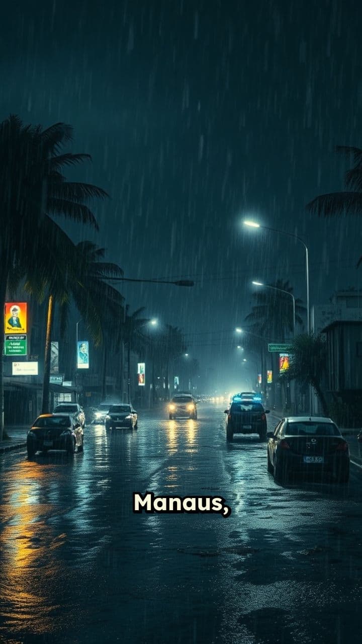 Caos em Manaus: Tempestade Devastadora