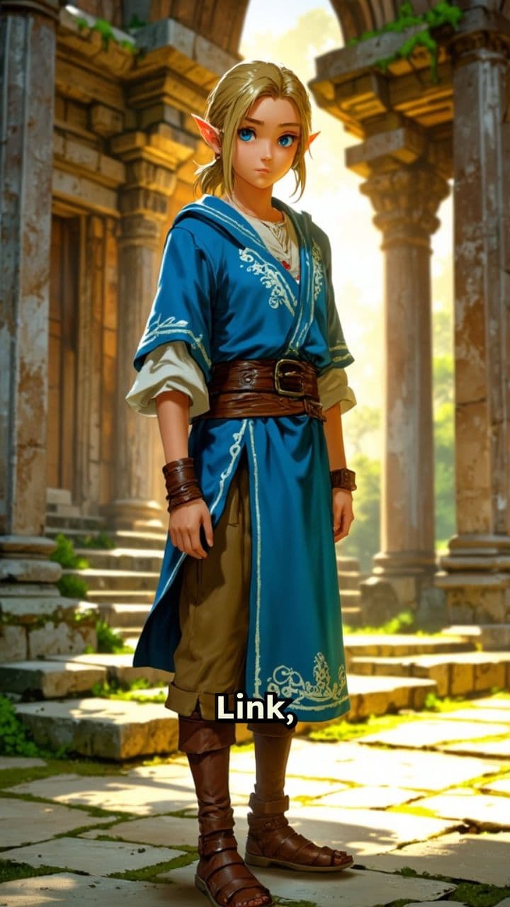 Zelda Kneels Before an Enraged Link