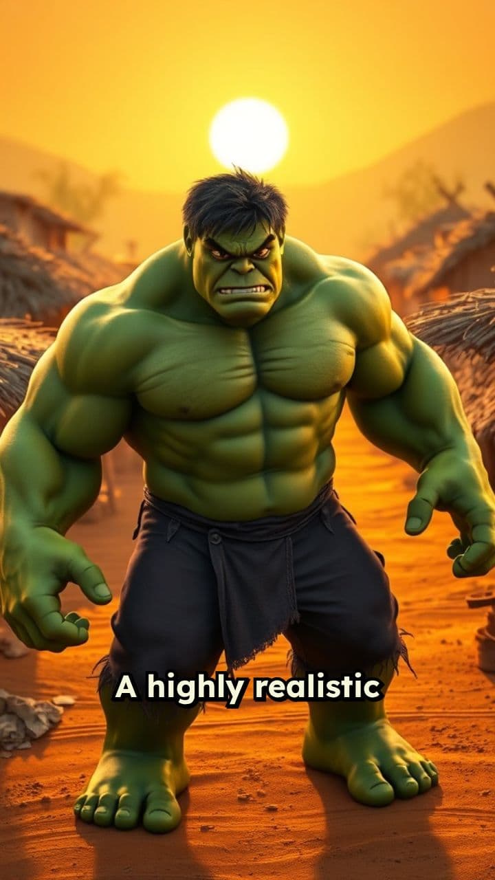 Hulk Saves an Indian Village