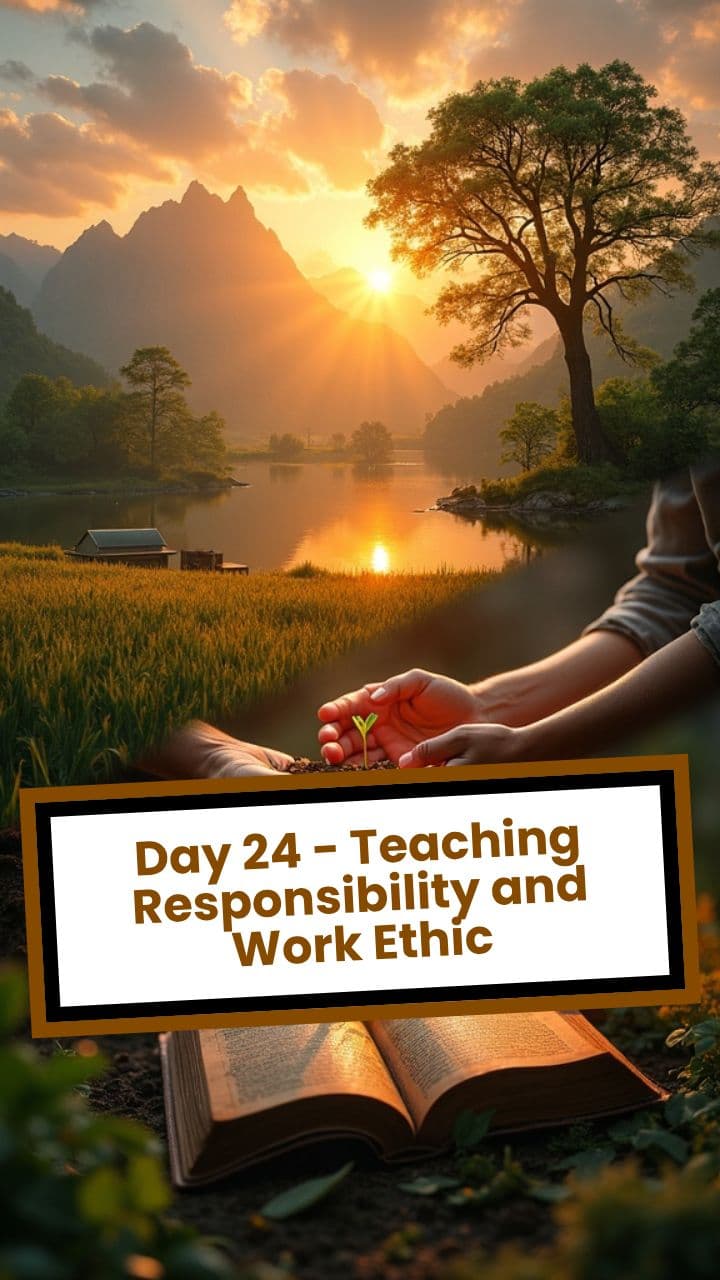 Day 24 - Teaching Responsibility and Work Ethic