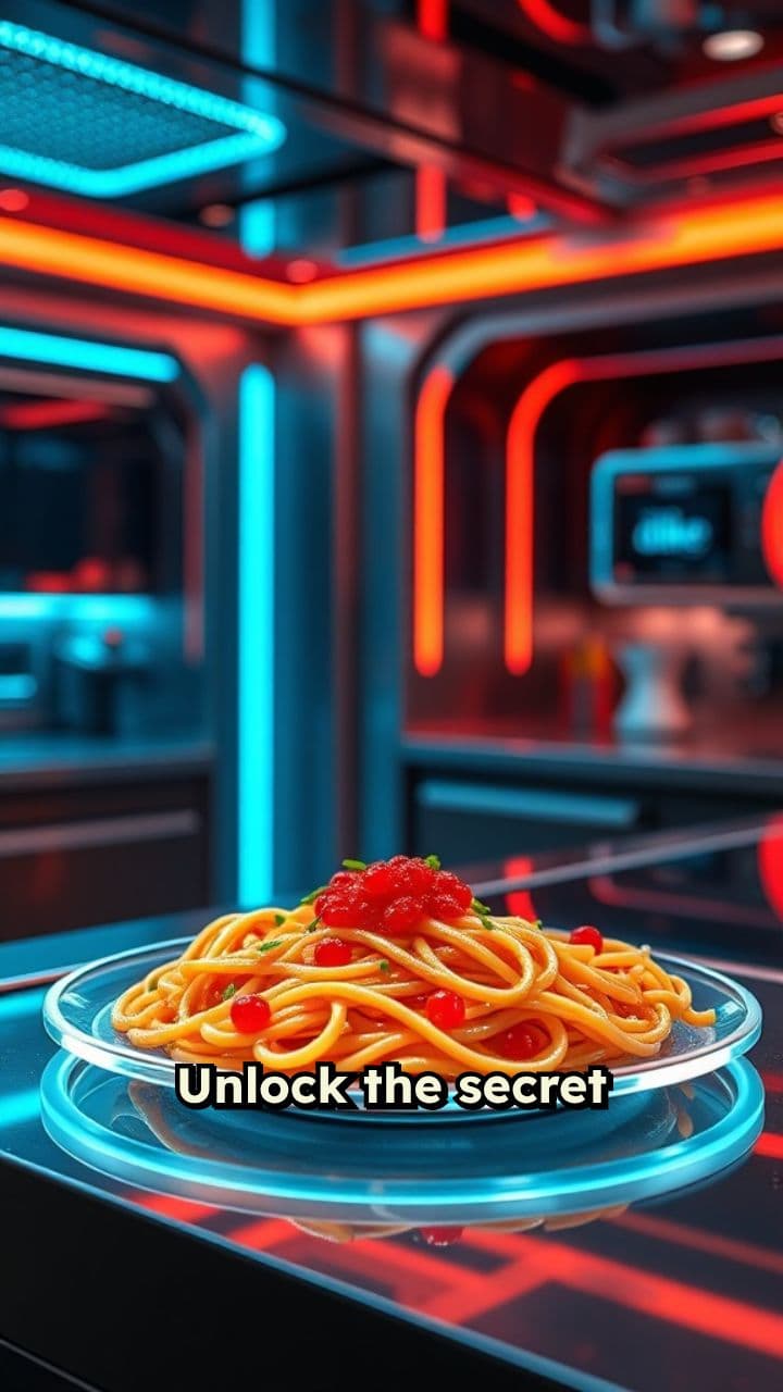 Red Caviar Spaghetti: Gourmet in Minutes