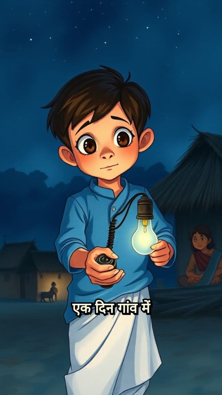 जब गांव में बिजली चली गई