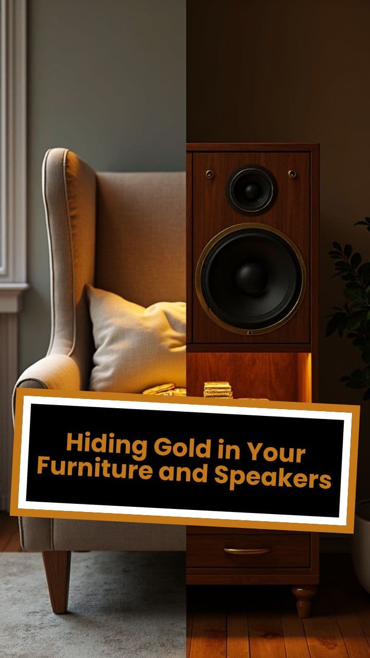 Hiding Gold in Your Furniture and Speakers
