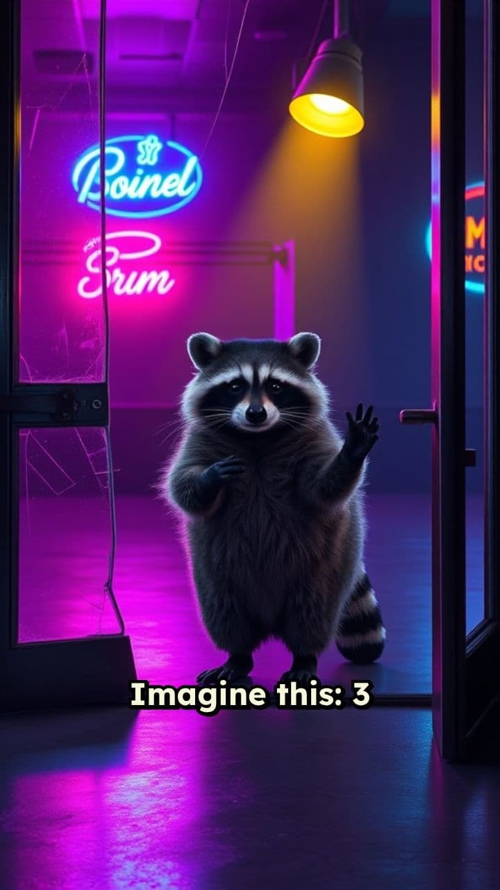 Raccoon DJ vs Twerking Pizza